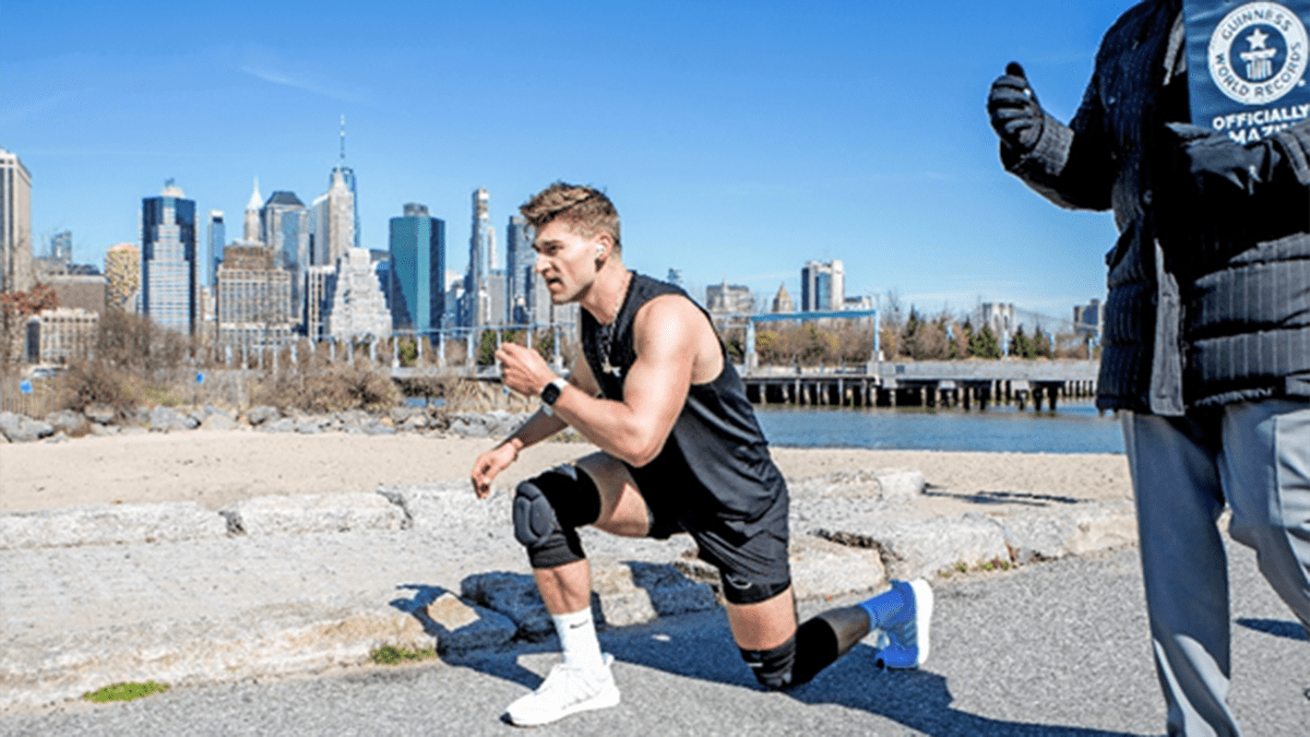 Brooklyn trainer Austin Head sets Guinness World Record for 1hour